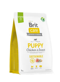 Brit Care dog sustainable puppy chicken insect 3kg