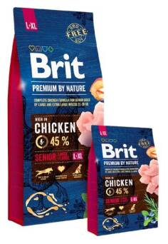 BRIT PREMIUM by Nature Senior L+XL - dla starszych psów ras dużych i bardzo dużych 3kg