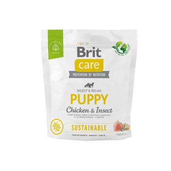 BRIT CARE DOG SUSTAINABLE PUPPY CHICKEN INSECT 1KG