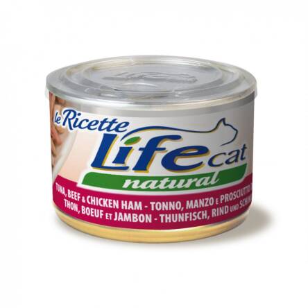 Lifecat 150g Le Ricette kons. tuńczyk wół szynka