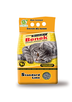 SUPER BENEK Standard Naturalny żwirek bentonitowy 10l