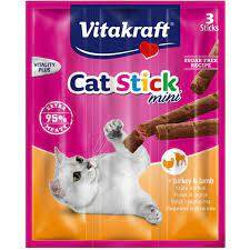 Vitakraft cat stick mini indyk/jagnie 3szt