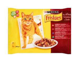 Friskies kot 85gx4 MP mięso/warzywa