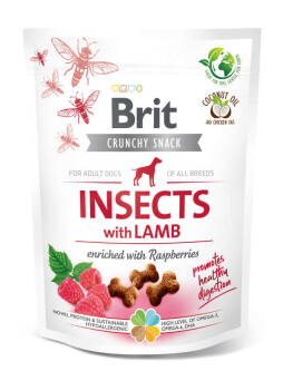 Brit pies Care crunchy 200gr cracer insect & lamb