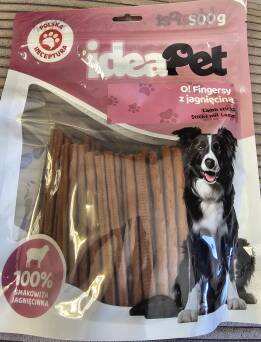 Przysmak IdeaPet 500g fingersy jagnię