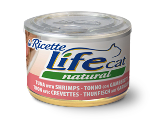 Lifecat 150g Le Ricette tuńczyk+ krewetka