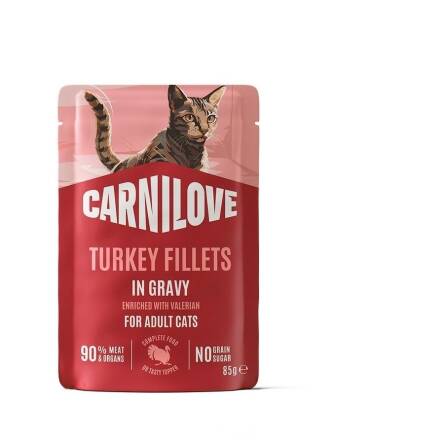 Carnilove cat sasz 85g gravy turkey