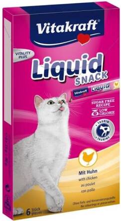 Vitakraft cat liquid snack 6szt kurczak/tauryna