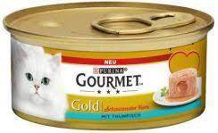 Gourmet Gold 85g pate z nadzieniem tuńczyk