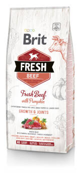 BRIT FRESH Beef with Pumpkin Puppy Large 12kg
