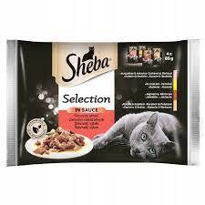 Sheba 4x85g Bonus Select. Soczyste Smaki czer