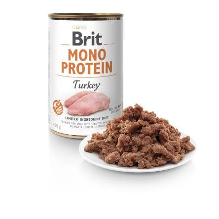 Brit kons.400g mono proteiny indyk 