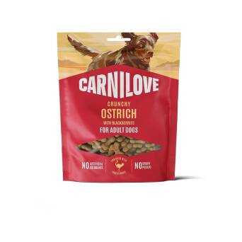CARNILOVE Crunchy przysmak pies Ostrich&Blackberries 200g 