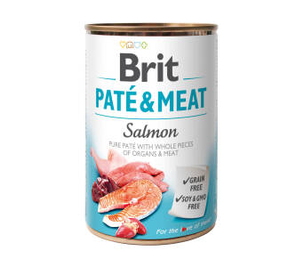 BRIT PATE & MEAT SALMON 800g