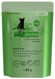 Catz 85g sasz. finefood 23 wół/kaczka