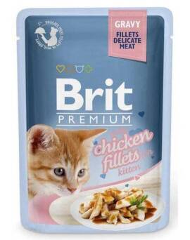 Brit kot saszetka 85g Gravy kitten kura filet