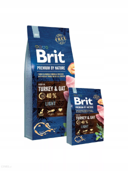 BRIT PREMIUM by Nature LIGHT - dla dorosłych psów wszystkich ras z nadwagą 3kg