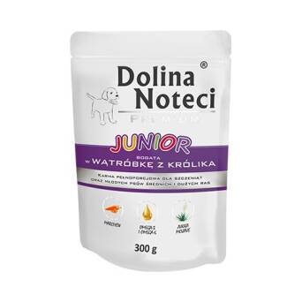DOLINA NOTECI pies Junior wątróbka z królika 300g