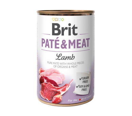 BRIT PATE & MEAT LAMB 400g (promo 5+1 gratis)
