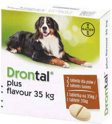 Drontal plus flavour 35kg 2tabl duży pies