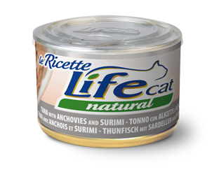 Lifecat 150g Le Ricette tuńczyk+anchois+surimi