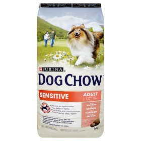Purina Dog Chow Sensitive 14kg łosoś