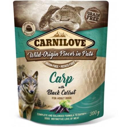 Carnilove pies 300g sasz. carp&black carrot 