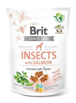 Brit pies Care crunchy 200gr cracer insect&salomon