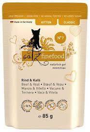 Catz 85g sasz. finefood KITTEN 07 wół/ciele