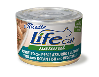 Lifecat 150g Le Ricette tuńczyk+ryba ocean+warzyw