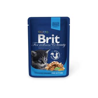 Brit kot saszetka 100g Meat Kitten kura