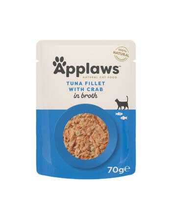 Applaws 70g sasz.rosół tuńczyk/ krab