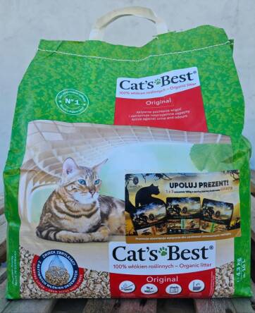 Ściółka Cat's Best Eko Plus 10l+saszetka Ambrosia PROMO!!!