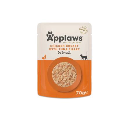 Applaws 70g sasz.rosołek kura z tuńczykiem 