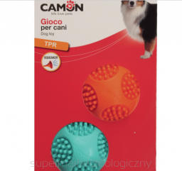 Camon pies TPR piłka kolce z dźwiękiem 6,2cm