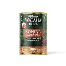 Wataha dog 400g hunt 90% konina, marchew, siemię 