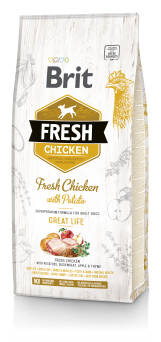 BRIT FRESH Chicken with Potato Adult Great Life 12kg