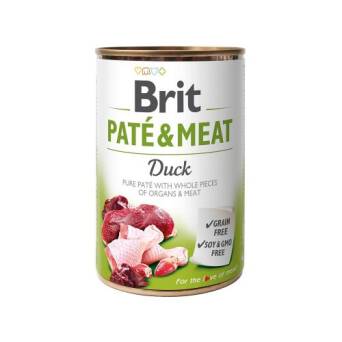 Brit pate&meat kaczka 800g