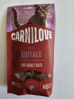 Carnilove cat snack 50g soft buffallo