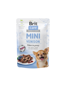 Brit Care Mini Venison fillets in gravy PIES 85g