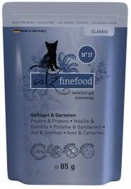 Catz 85g sasz. finefood 17 drób/krewetka