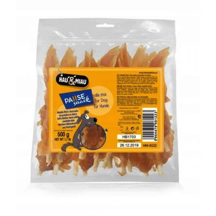 Przysmak Hau&Miau filet z kurczaka na patyku 0,5kg