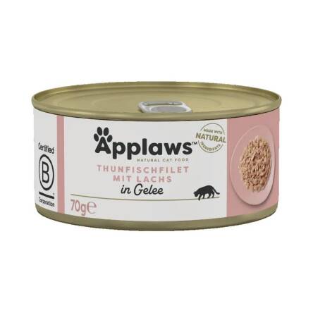 Applaws 70g puszka tuńczyk łosoś ŻEL