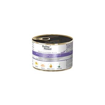 DOLINA NOTECI pies Junior wątróbka z królika z ozorami jelenia 185g