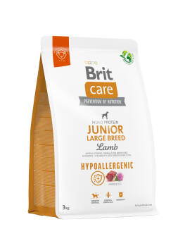 BRIT CARE DOG HYPOALLERGENIC JUNIOR LARGE LAMB 3KG