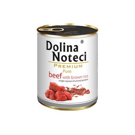 DOLINA NOTECI Pure Wołowina  z ryżem brązowym 800g