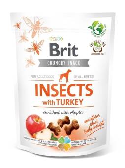 Brit pies Care crunchy 200gr cracer insect& turkey