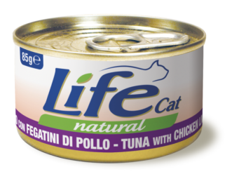 Lifecat 85g kons.tuńczyk-wątroba drobiowa