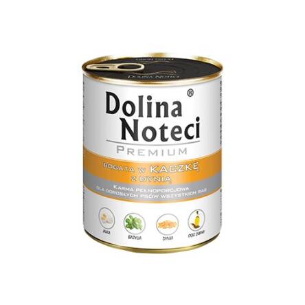 DOLINA NOTECI pies Kaczka z dynią 800g