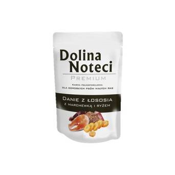 DOLINA NOTECI danie łosoś z marchewka i ryżem 100g